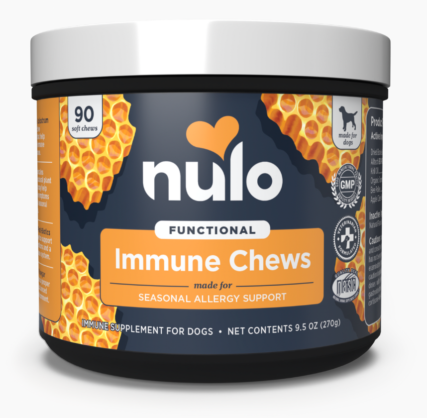 Nulo Functional Immunity & Seasonal Allergy Support Soft Chews for Dogs, 90 count