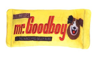 Huxley & Kent Lulubelle's "Mr. Goodboy” Squeaky Plush Dog Toy