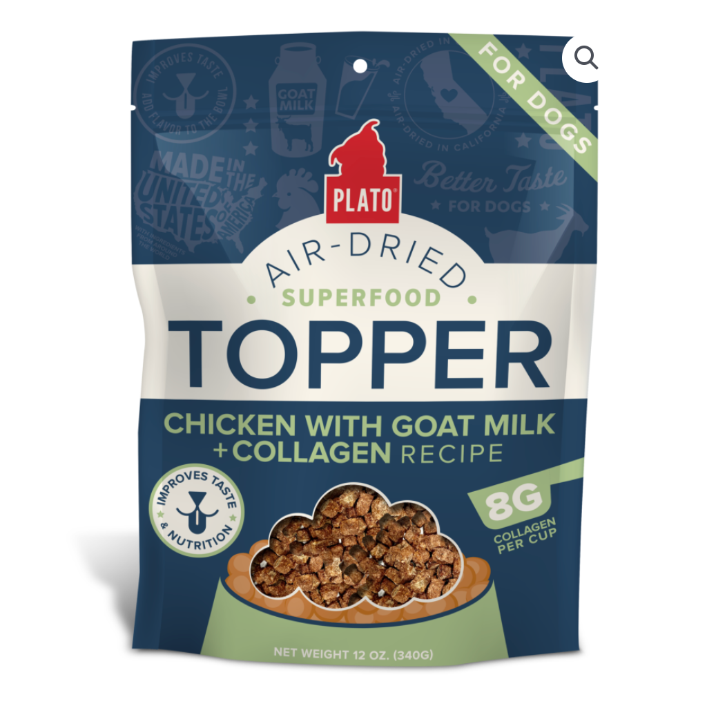 Plato Superfood Topper with Collagen, Chicken & Goat Milk recipe