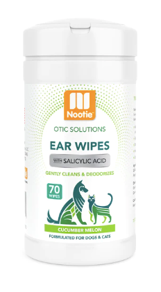 Nootie Ear Wipes - Cucumber Melon, 70 count tub
