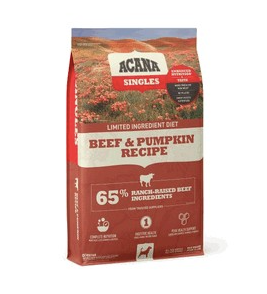 Acana Singles Beef & Pumpkin Limited Ingredient Grain Free Dry Dog Food