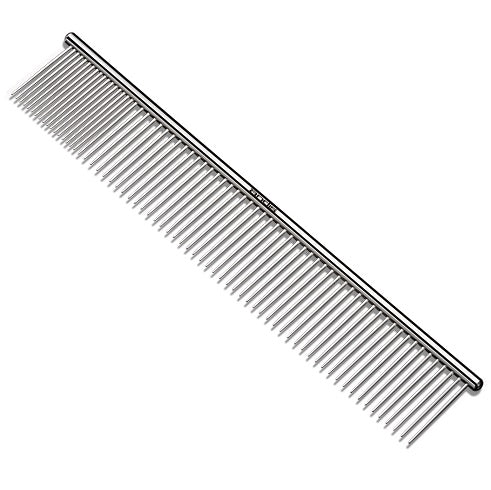 Flat Back Steel Comb, 1" teeth, 7-1/2 in.