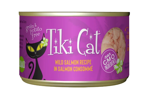 Tiki Cat "Hanalei Luau" Wild Salmon in Salmon consommé Grain-Free Canned Cat Food