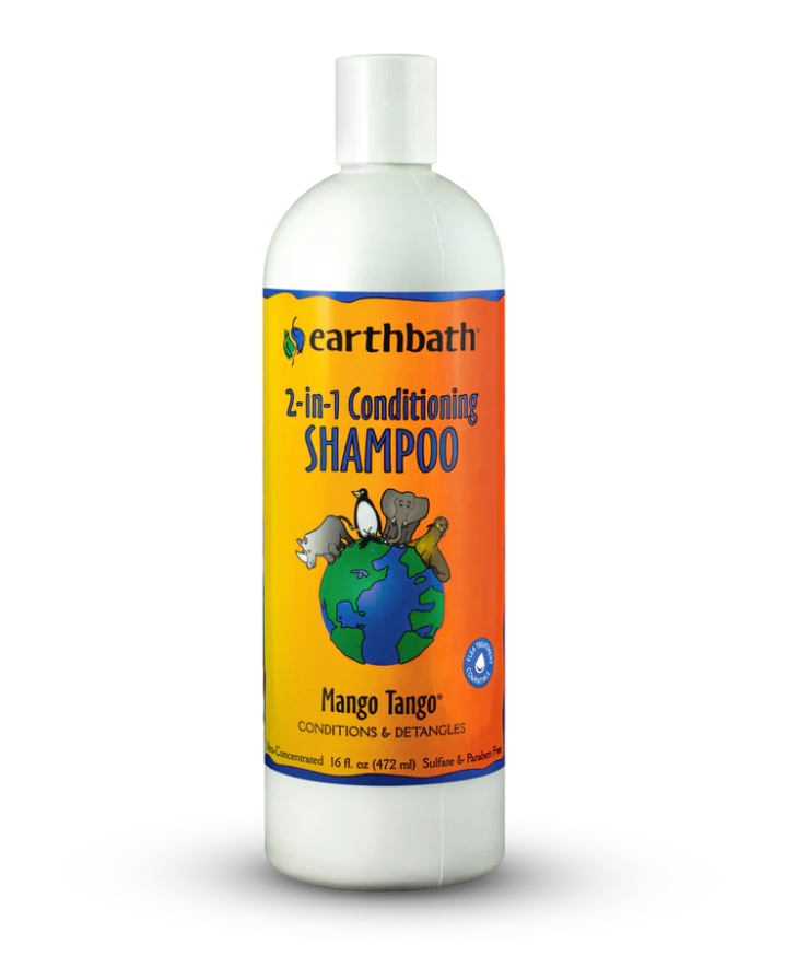Earthbath 2-In-One Conditioning Shampoo For Dogs, Mango Tango Scent