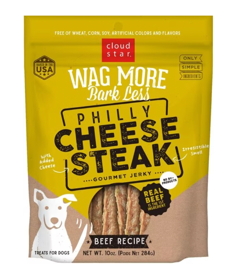 Cloud Star "Wag More Bark Less" Philly CheeseSteak Jerky