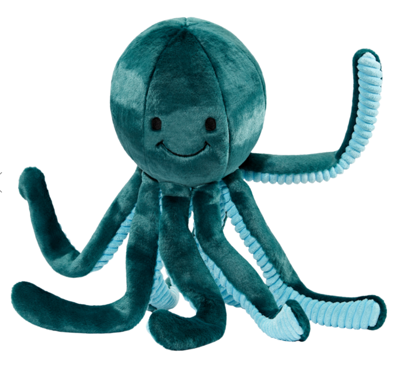 Fluff & Tuff  "Stevie Octopus" Squeaky Plush Dog Toy, Extra Extra Large