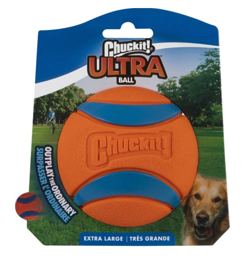ChuckIt! Ultra Rubber Ball Tough Dog Toy - XL