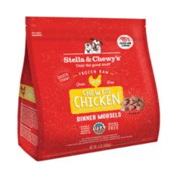 Stella & Chewy's Dog Frozen Dinner Morsels Chicken 4 lbs