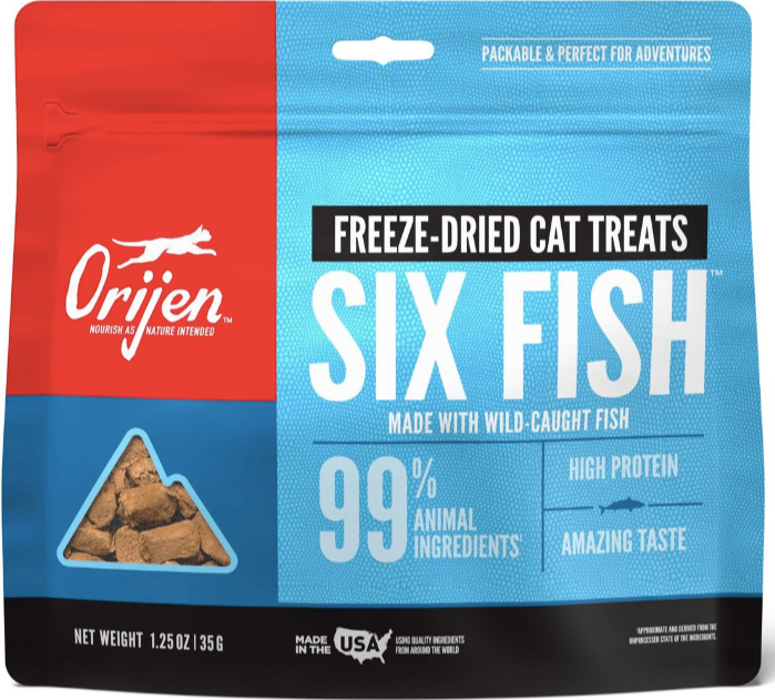 Orijen Six Fish Freeze Dried Cat Treats