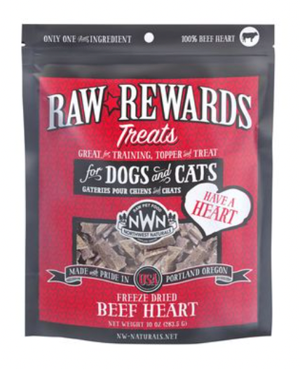 Northwest Naturals "Raw Rewards" Freeze Dried Dog & Cat Treats, Beef Heart