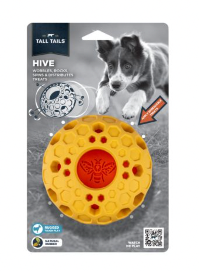 Tall Tails "Hive" Tough, Interactive Dog Toy