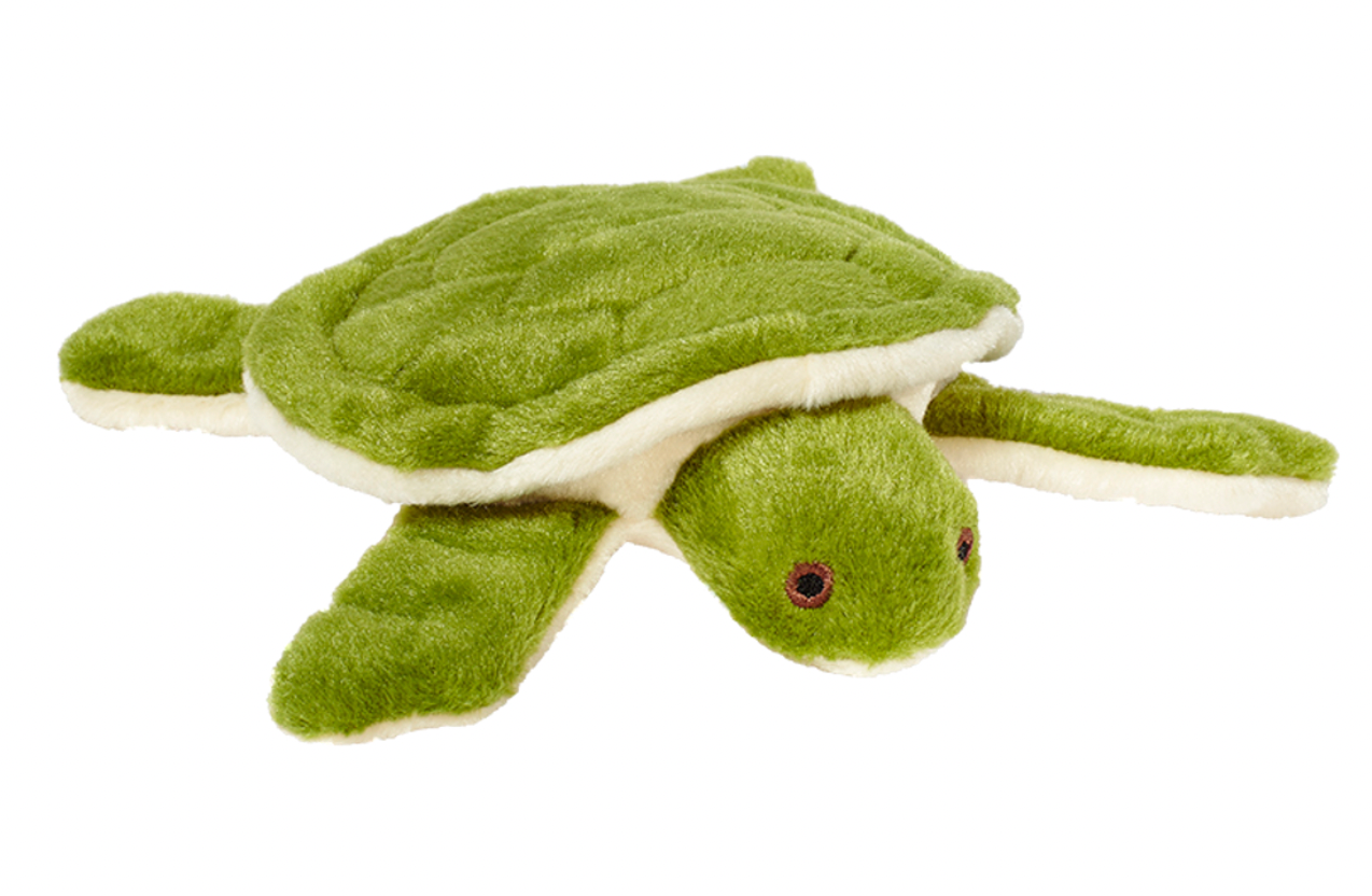 Fluff & Tuff "Esmeralda Turtle" Squeaky Plush Dog Toy
