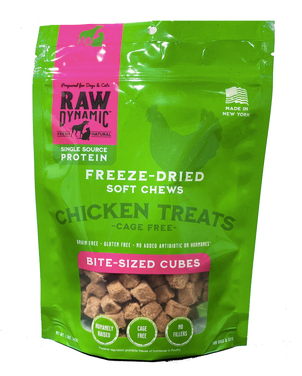 Raw Dynamic Freeze-Dried Cage-Free Chicken Recipe Dog Treats, 1.5-oz Bag
