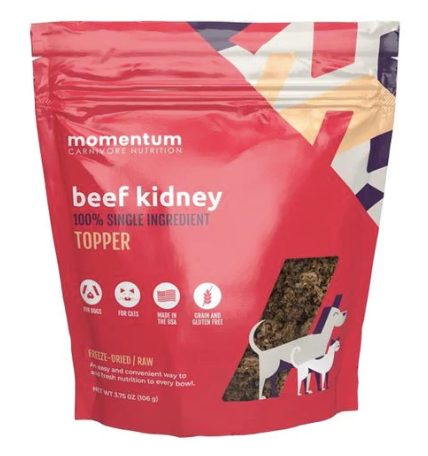 Momentum Carnivore Nutrition Freeze-Dried Raw Beef Kidney Topper
