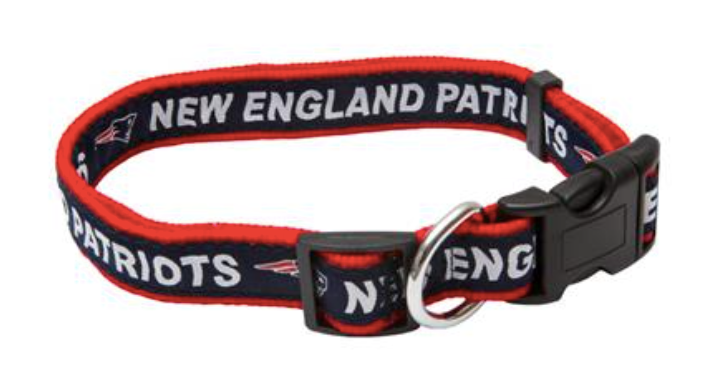 NFL Team Dog Collars, New England Patriots