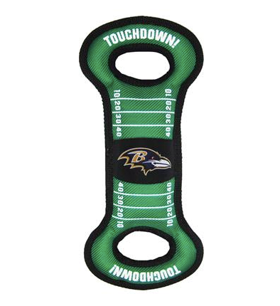 Pets First NFL Field Tug Toy, Baltimore Ravens