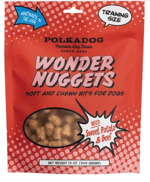 PolkaDog Bakery "Wonder Nuggets," Beef & Sweet Potato