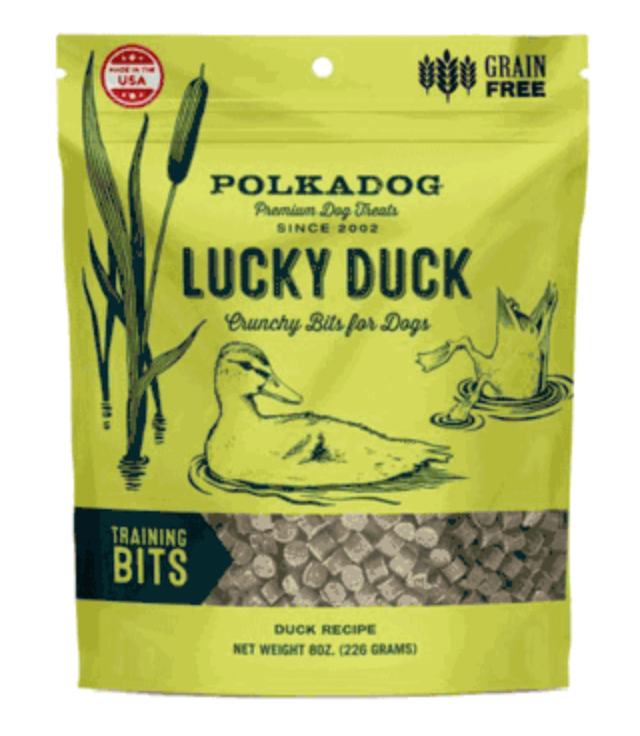 PolkaDog Bakery "Lucky Duck" Bone Shaped Dog Treats