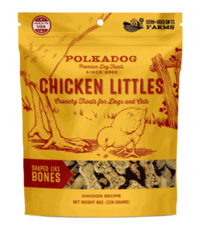 PolkaDog Bakery "Chicken Littles" Bone Shaped Dog Treats
