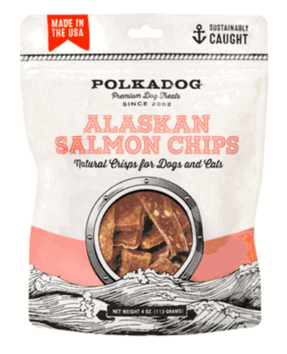 PolkaDog Bakery Alaskan Salmon Chips
