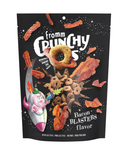 Fromm Crunchy O’s Multigrain Dog Treats, Bacon Blasters
