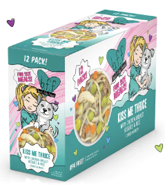 Weruva BFF Fun Size Meal Cups, "Kiss Me Thrice" Chicken Breast, Rice, Carrots & Peas