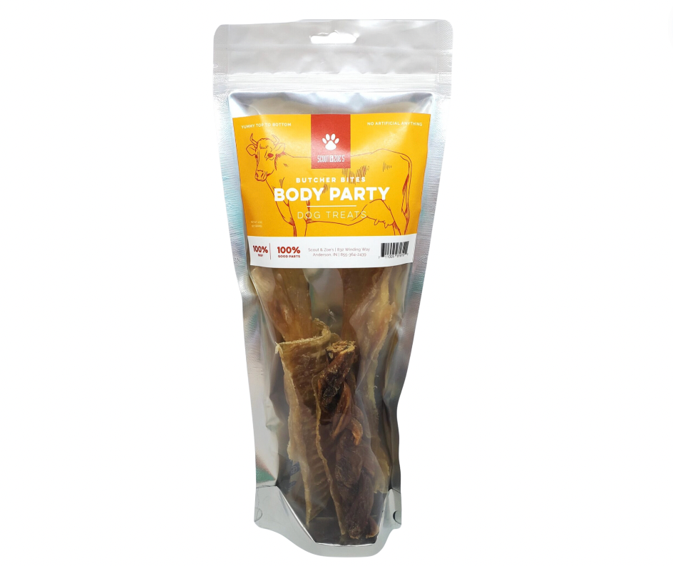 Scout & Zoe's Butcher Bites "Body Party" Dog Chews Variety Pack
