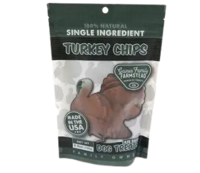 Gaines Family Farmstead Single Ingredient Turkey Chips Dog Treats