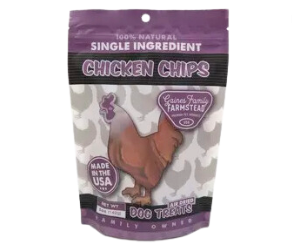 Gaines Family Farmstead Single Ingredient Chicken Chips Dog Treats