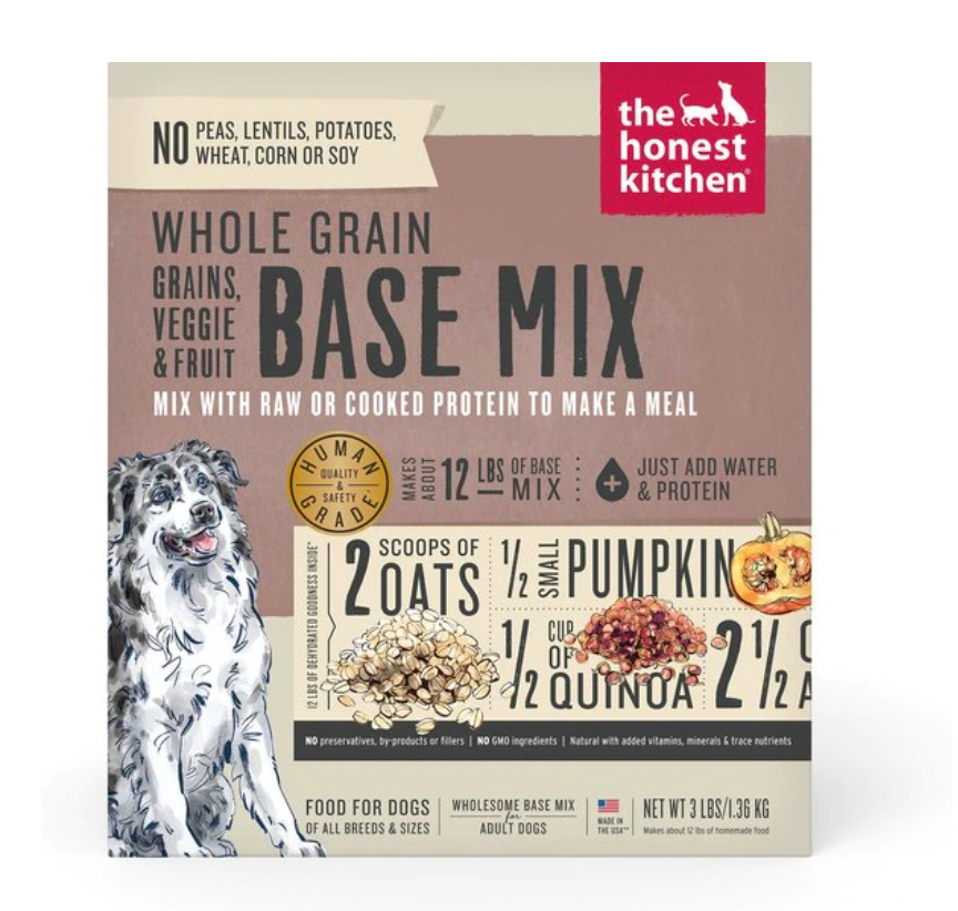 The Honest Kitchen Whole Grain, Veggie & Fruit Base Mix Dehydrated Dog Food
