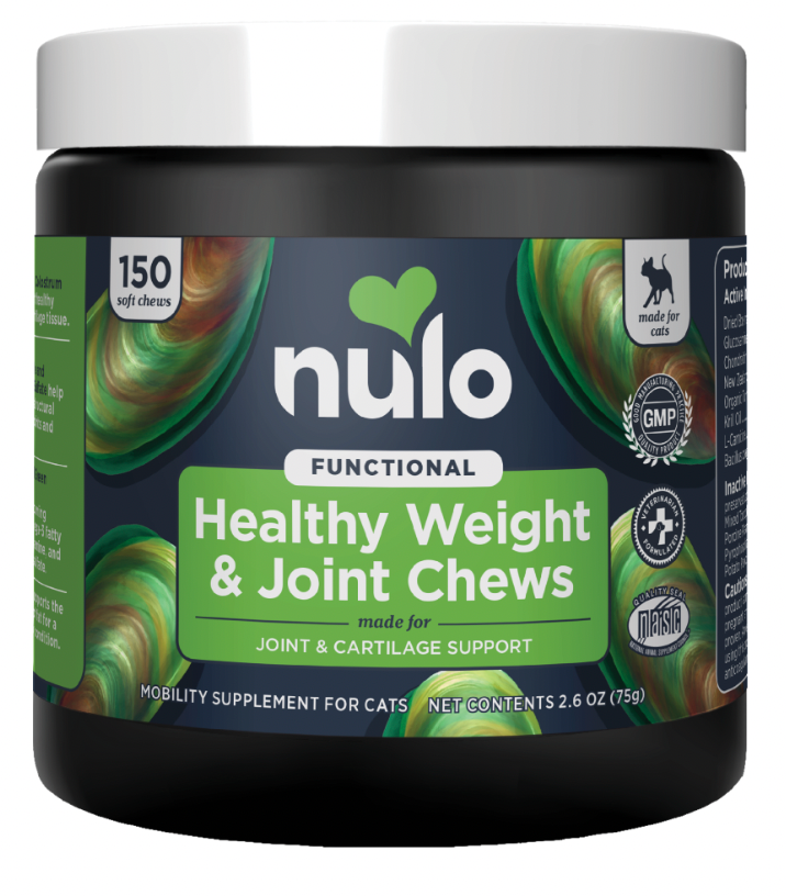 Nulo Superfood Healthy Weight/Joint Support Health Chews for Cats, 150 count