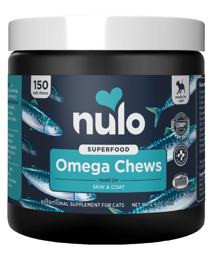 Nulo Superfood Omega Health Chews for Cats, 150 count