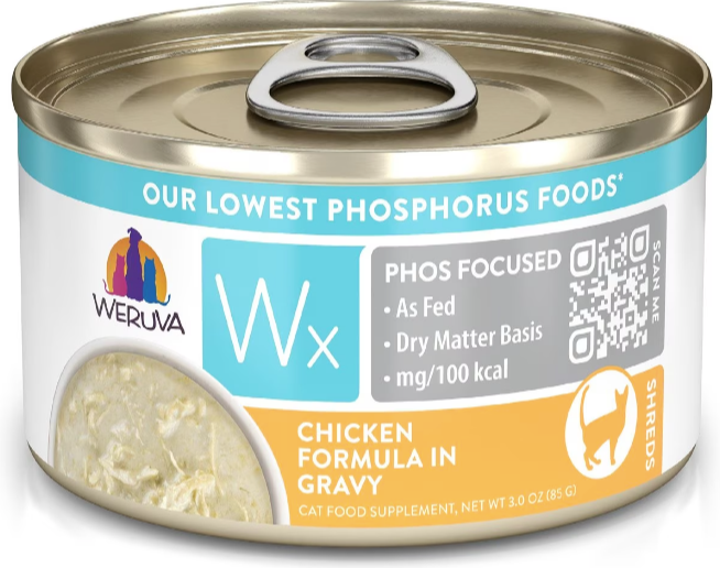 Weruva WX Low Phosphorus "Chicken & Gravy" Grain-Free Canned Cat Food