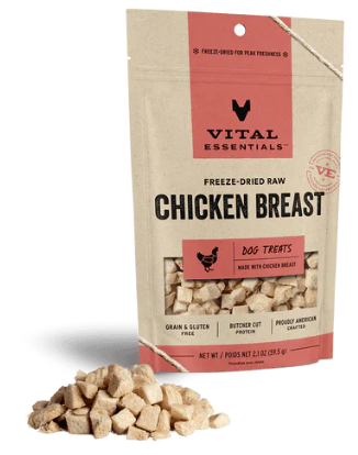 Vital Essentials Freeze-Dried Raw Dog Treats - Chicken Bites