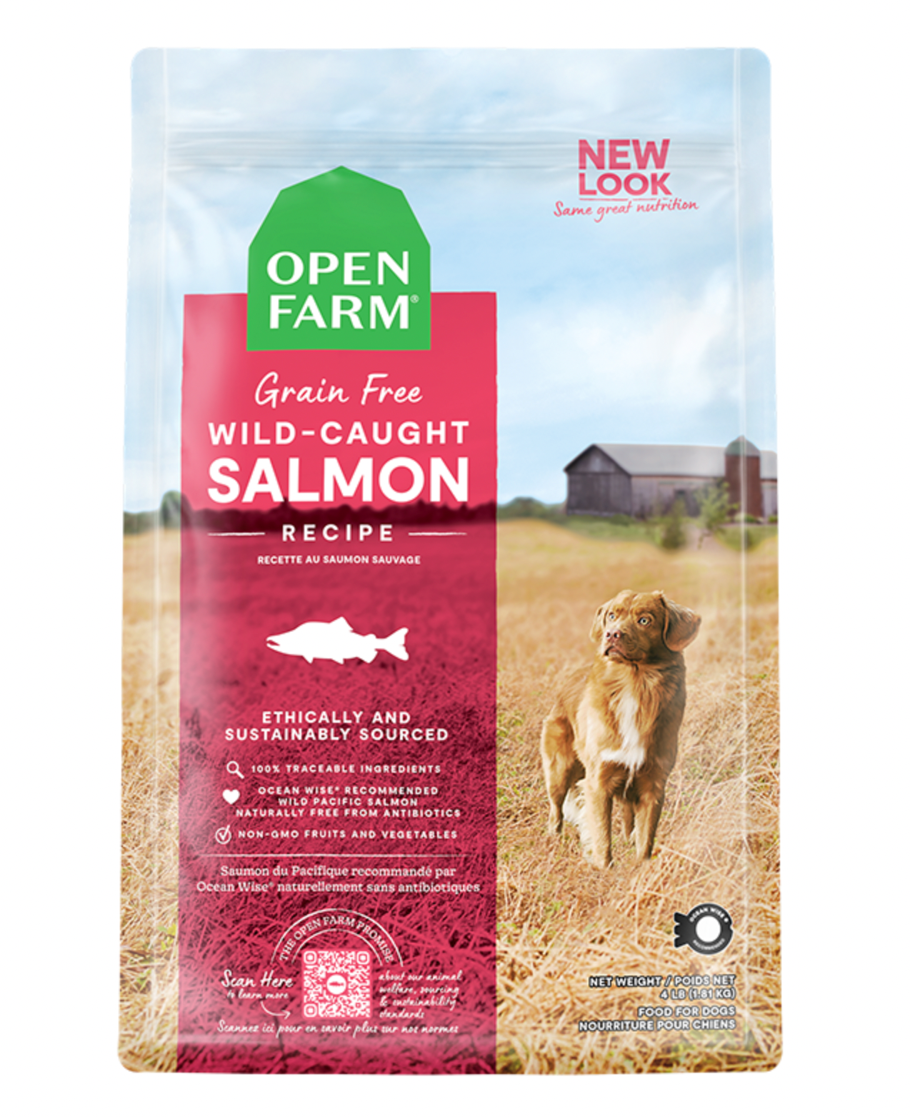 Open Farm Grain Free Dry Dog Food, Wild Salmon Recipe