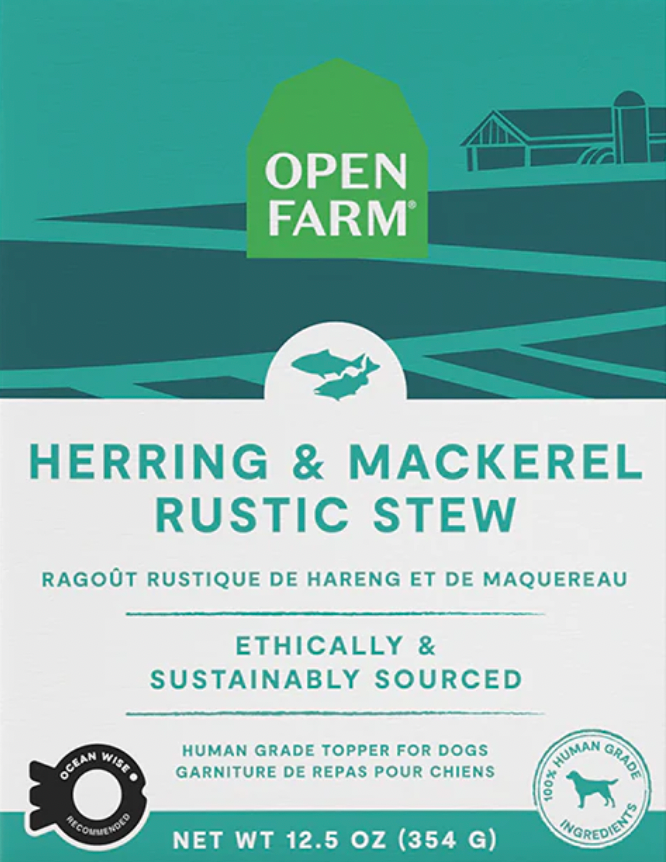 Open Farm Rustic Stew Wet Dog Food, Herring & Mackerel Recipe