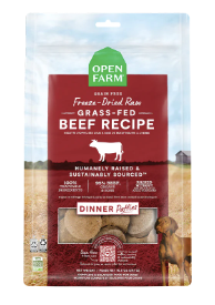 Open Farm Freeze Dried Raw Dog Food Patties, Grass-Fed Beef Recipe