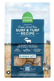 Open Farm Freeze Dried Raw Dog Food Patties, Surf & Turf Recipe