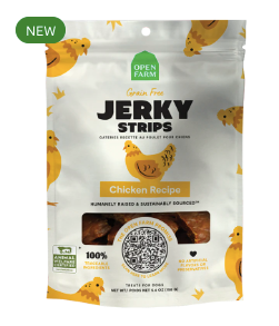 Open Farm Grain-Free Jerky Strips, Chicken Recipe