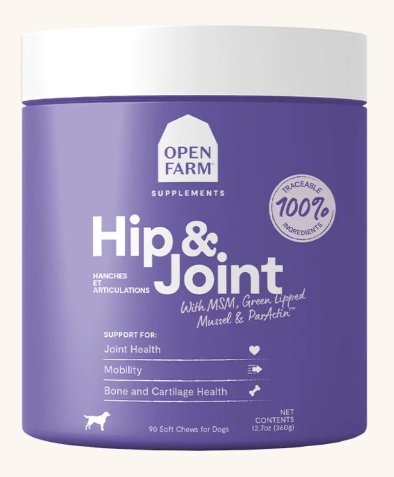 Open Farm Hip & Joint Supplement Chews for Dogs, 90 count