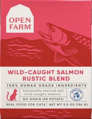 Open Farm Rustic Blend Wet Cat Food, Wild Salmon Recipe