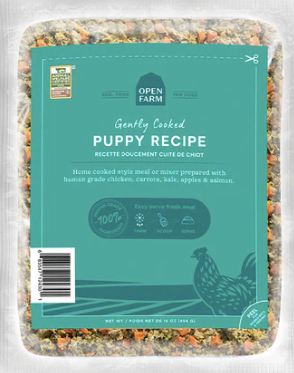 Open Farm Gently Cooked/Frozen Dog Food, Puppy Recipe