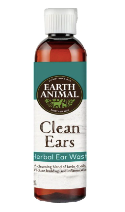 Earth Anima Clean Ears Herbal Ear Wash Cleanser for Dogs & Cats, 4-oz bottle