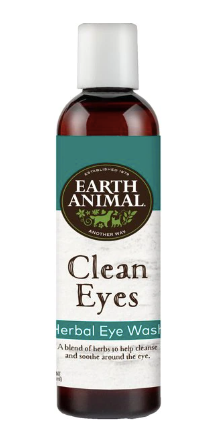 Earth Anima Clean Eyes Herbal Eye Wash Cleanser for Dogs & Cats, 4-oz bottle