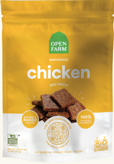 Open Farm Dehydrated Treats, Chicken 4.5 oz