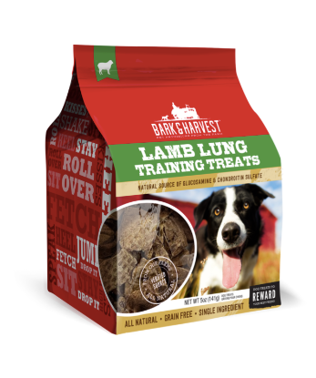 Superior Farms Bark & Harvest Lamb Lung Training Treats, 5-oz