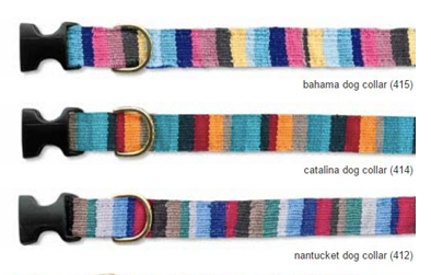 A Tail We Could Wag Collar, At The Beach - Nantucket pattern