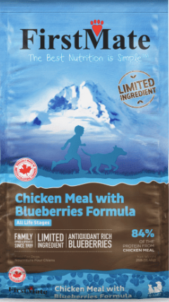 FirstMate Limited Ingredient Dry Dog Food, Chicken Blueberry