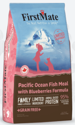 FirstMate Limited Ingredient Dry Cat Food, Wild-Caught Pacific Ocean Fish & Blueberries