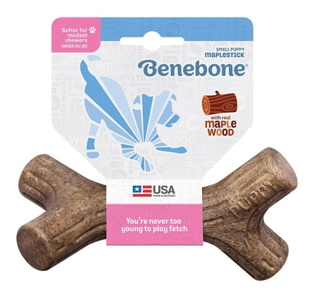 Benebone MapleStick Tough Dog Chew Toy for Puppies